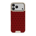 Red Velvet - iPhone 17 Pro Max Case, Elite Light (MagSafe) / Gold