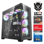 INTOP AQUA Ryzen 5 7500X3D 32GB DDR5 1TB SSD M.2 NVME+2TB RX9060XT 16GB WIN11Pro