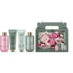 &bdquo;Grace Cole Rose & Peony&ldquo; kehahoolduskomplekt (roos ja pioon) &ndash; kehahoolduse kinkekomplekt (4 tk)
