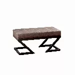 Pouf Hanah Home Ago, antratsiit, 92 x 44 x 46