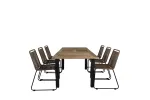 Panama laud 152/210, must/pruun + Linda tool, must