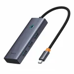 Baseus UltraJoy seeria 5-pordiline USB-C kuni HDMI4K@30Hz + 3xUSB 3.0 + PD (szary)
