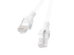 PATCHCORD CAT.5E UTP 0.25M VALGE FLUKE L&Auml;BITUD LANBERG 10-PACK