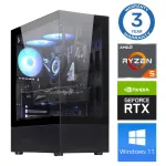INTOP Ryzen 5 5600X 16GB 500SSD M.2 NVME+2TB RTX5060 8GB WIN11