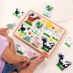 MELISSA & DOUG helidega pusle Farmi loomad
