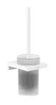 Hansgrohe AddStoris &ndash; seinale kinnitatav harjahoidja, mattklaas/mattvalge 41752700
