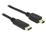 "USB 2.0 USB Type-C 2.0 pistik > USB 2.0 Type-Mini-B pistik 2.0 m must Delock"