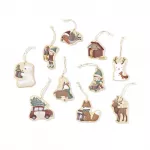 Wooden Christmas Ornaments &acute;Little Dutch&acute;