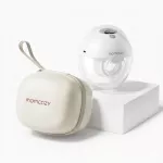 &bdquo;Momcozy M5 Smart Wearable Breast Pump&ldquo; &ndash; | Rinnapump koos kausikestega | Rakenduse kaudu juhitav, juhtmeta, &uuml;hepoolne, halli v&auml;rvi