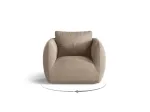 Armchair, "Nimes", 1 Seat, 95.5x87x80 Made in Europe