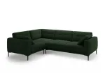 Left Velvet Sofa, "Lazio", 4 Seats, 282x194x86 Made in Europe