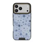 Ice Queen - Snowflakes iPhone 17 Pro Max Case, Elite Dark (MagSafe) / Gold