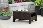 Garden table Corfu Brown