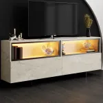 TV-alus, Hanah Home, travertiin, 180 x 67 x 32