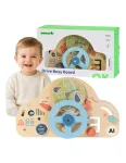 TOOKY TOY Wooden Educational Steering Wheel 3+