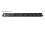 Basic 1U PDU with surge protection 16A