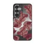 Tender Kiss - Samsung Galaxy S25 Case, Elite Mirror Dark (Magnetic) / Silver