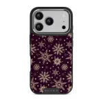Sleeping Beauty - Snowflakes iPhone 17 Pro Case, Elite Dark (MagSafe) / Silver