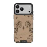 Aries - iPhone 17 Pro Max Case, Elite Dark (MagSafe) / Silver / Beige