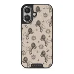 Leo - iPhone 16 Plus Case, Elite Dark (MagSafe) / Silver / Nude