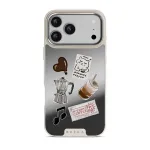 Oat Milk Please - iPhone 17 Pro Max Case, Elite Mirror Light (MagSafe) / Silver