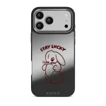 Stay Lucky - iPhone 17 Pro Max Case, Elite Mirror Dark (MagSafe) / Silver