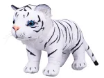 Plush toy  - 01469 - BENGAL TIGER - WHITE - size 35 cm