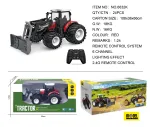 Tractor + Bulldozer R/C 1:24 Red