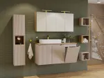 100 cm m&ouml;&ouml;blikomplekt laua ja pesukorviga kapiga SET-NOC B NAT CASELLA 100CM