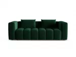Velvet Sofa With Bed Function And Box, "Verona", 3 Seats, 252x98x85 Made in Europe
