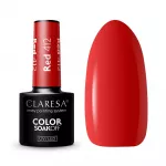 CLARESA_Soak Off UV/LED punane h&uuml;briidlakk 412, 5 g