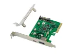 Conceptronic EMRICK USB 3.2 Gen 2 PCIe-kaart, 1 USB-C-port ja 1 USB-A-port