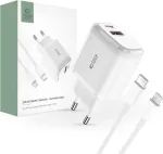 &bdquo;Tech-Protect&ldquo; laadija 1 USB-A ja 1 USB-C pistikuga, 3 A (THP1535)
