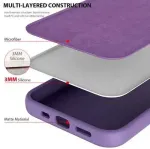 "Soft Silicone Case iPhone 12 Mini" Purple
