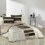 Bed Linen Set NATURAL 200x200cm, 63x63cm 3pcs