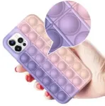 "Pop it Silicone Case iPhone 12 Pro Max" White - Green