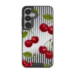 Sweet Moment - Samsung Galaxy S25 Case, Elite Mirror Dark (Magnetic) / Silver