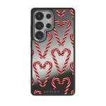 Candy Lane - Samsung Galaxy S25 Ultra Case, Elite Mirror Dark (Magnetic) / Silver