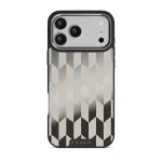 Etiquette - iPhone 17 Pro Max Case, Elite Mirror Dark (MagSafe) / Silver