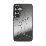 Pathfinder - Samsung Galaxy S25 Plus Case, Elite Mirror Dark (Magnetic) / Silver
