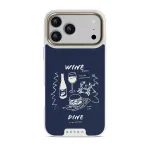 Wine & Dine - iPhone 17 Pro Max Case, Elite Light (MagSafe) / Gold