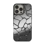 Void - iPhone 16 Pro Max Case, Elite Mirror Dark (MagSafe) / Silver