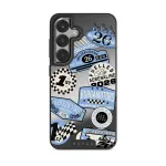 Finish Line - Samsung Galaxy S25 Case, Elite Mirror Dark (Magnetic) / Gunmetal
