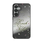 Book Club - Samsung Galaxy S25 Case, Elite Mirror Dark (Magnetic) / Silver
