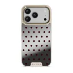 Red Velvet - iPhone 17 Pro Case, Elite Mirror Light (MagSafe) / Gold
