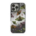 Secret Visitors - iPhone 16 Pro Case, Elite Mirror Dark (MagSafe) / Silver