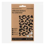 Helkurkleepsud kangast BOOKMAN Reflective Fabric Stickers, Leopard Silver