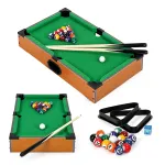 Mini billiards table 50x30 cm pool game set for children with accessories ECOTOYS