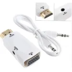 HDMI to VGA + audio White
