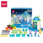 Modelleerimismass DELI J&auml;&auml;tised 6-v&auml;rvi komplekt